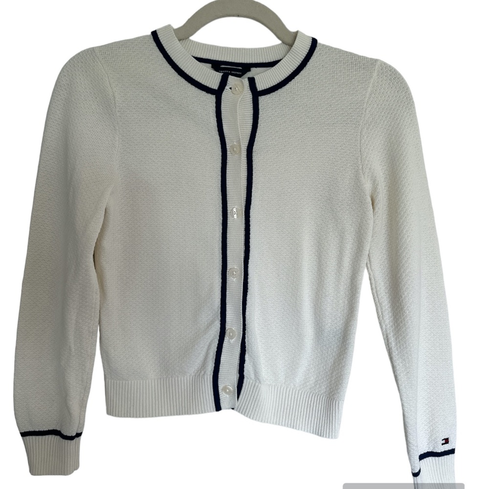 Tommy Hilfiger Cardigan Button Down Girls Size M 8/10